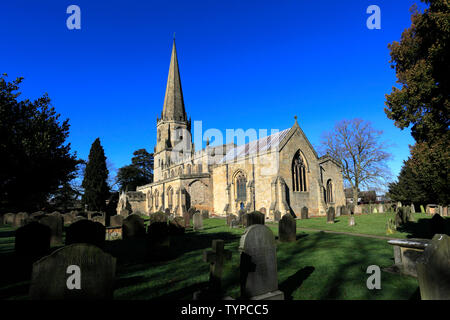 St Marys church, Masham town, North Yorkshire, England, UK Stock Photo