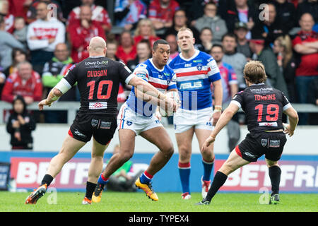 16th June 2019 ,  AJ Bell Stadium, Salford, England;  Betfred Super League, Round 18, Salford Red Devils vs Wakefield Trintiny ; Reece Lyne of Wakefield Trinity  Credit: Richard Long/News Images Stock Photo