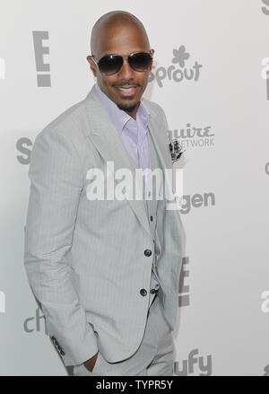 Nick Cannon arrives on the red carpet at the 2015 NBCUniversal Cable Entertainment Group Upfront at the Jacob K. Javits Convention Center in New York City on May 14, 2015.    Photo by John Angelillo/UPI Stock Photo