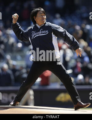 Former Yankees slugger Hideki Matsui honored during 150th