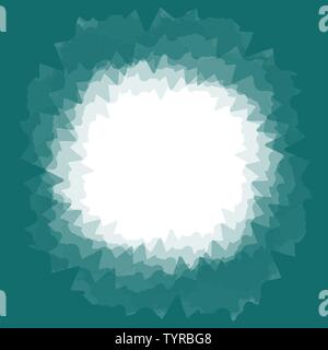 A square-shaped background in a dark green-blue color. In the center is a white circle, instead of your text. -It's a shopping banner for advertising Stock Vector