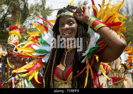 American Indian tribal costumes at the annual Pow Wow of the San Luis ...