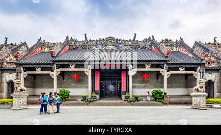 Chen Jia Temple in Guangzhou Stock Photo