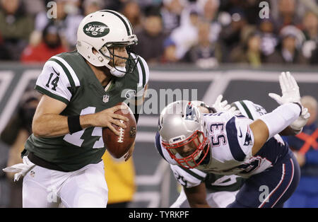 New England Patriots quarterback Tom Brady (12) gives a hug to running back  BenJarvus Green-Ellis after his13-yard touchdown carry in the third quarter  against the Minnesota Vikings at Gillette Stadium in Foxboro