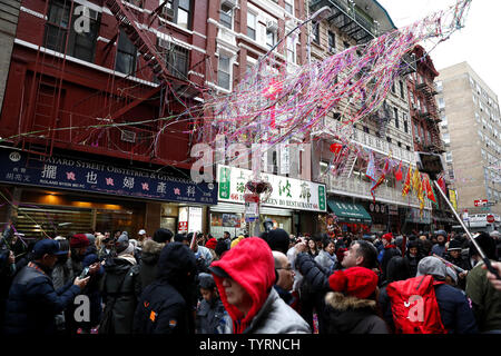 procession held to celebrate chinese new year