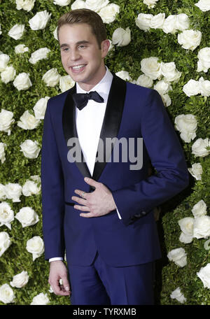 Ben Platt arrives at the 71st annual Tony Awards at Radio City Music