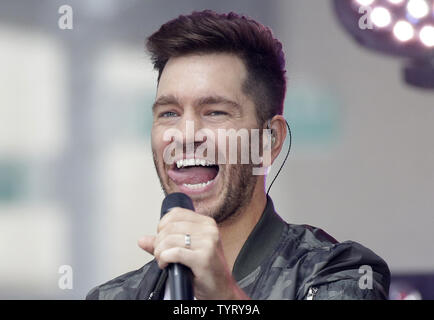 Andy Grammer performs on the NBC Today Show at Rockefeller Center in New York City on June 23, 2017.   Photo by John Angelillo/UPI Stock Photo