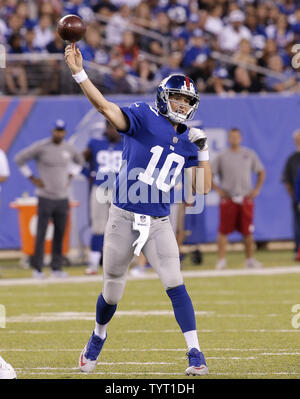 East Rutherford, New Jersey, USA. 9th Sep, 2018. New York Giants wide  receiver Odell Beckham (13) runs a pass route during a NFL game between the  Jacksonville Jaguars and the New York