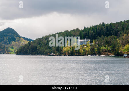 Ole Bull's Villa, Lysøen Island Bergen Norway Stock Photo - Alamy