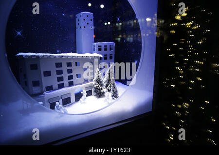 Christmas and Holiday windows are on display at the 2017 Lord & Taylor Holiday Window unveiling at Lord & Taylor on November 9, 2017 in New York City.     Photo by John Angelillo/UPI Stock Photo