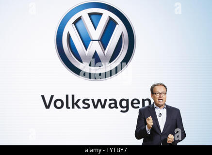 Volkswagen Group of America Chief Executive Officer Stefan Jacoby takes ...