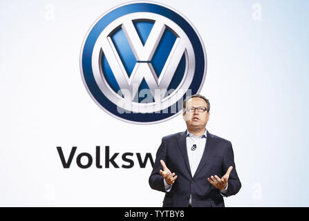 Volkswagen Group of America Chief Executive Officer Stefan Jacoby takes ...