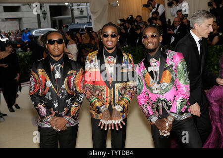 Migos arrive at The Metropolitan Museum of Art Costume Institute ...