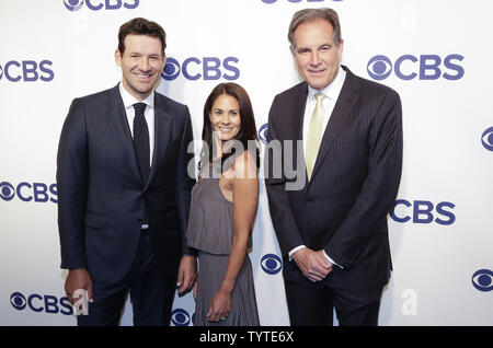 (Left to Right): Nate Burleson, Bill Cowher and Boomer Esiason are seen at  arrivals for the 2018 CBS Upfront presentation reception at the Plaza Hotel  in New York, NY on May 16, 2018. (Photo by Albin Lohr-Jones/Sipa USA Stock  Photo - Alamy