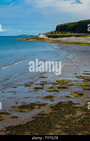 looking north along the coast from Whitehavenjune Stock Photo