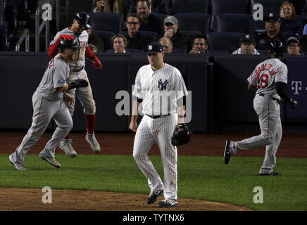 JD Martinez #28 Boston Red Sox at New York Yankees September 23