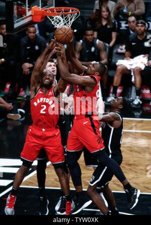 Toronto Raptors center Serge Ibaka celebrates after the Raptors ...