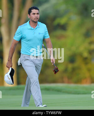 Jason Day Of Australia Walks On The Green On The 18th Hole During The jason-day-of-australia-walks-on-the-green-on-the-18th-hole-during-the