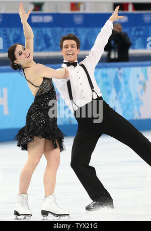 Tessa Virtue and Scott Moir perform at the Exhibition Gala following ...