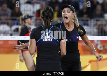 Olympics: Beach volleyball, Beachvolleyball Aug 10, 2016; Rio de Janeiro,  Brazil; Isabelle Forrer