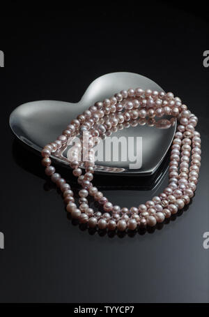Bead necklace material Stock Photo