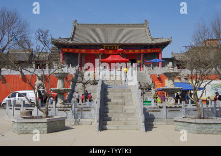 Ancient architecture of Xiangji Temple in Xi'an Stock Photo