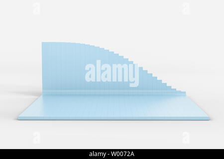 Business chart background, 3-D rendering Stock Photo