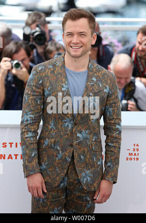 Taron Egerton arrives at a photocall for the film 'Rocketman' during the 72nd annual Cannes International Film Festival in Cannes, France on May 16, 2019.  Photo by David Silpa/UPI Stock Photo