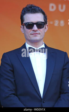 Orlando Bloom arrives on the red carpet before the screening of the film 'The Traitor' at the 72nd annual Cannes International Film Festival in Cannes, France on May 23, 2019.  Photo by David Silpa/UPI Stock Photo