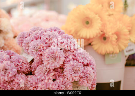 Artificial flowers Stock Photo