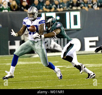 Philadelphia Eagles linebacker Akeem Jordan (56). The Washington Redskins  defeated the Philadelphia Eagles 10-3 in an NFL football game held at Fedex  Field in Landover, Maryland on Sunday, December 21, 2008 Stock Photo - Alamy