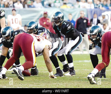 Philadelphia Eagles quarterback Michael Vick #7 passes during a scrimmage  in a practice being held at Lehigh College in Bethlehem, Pennsylvania.  (Credit Image: © Mike McAtee/Southcreek Global/ZUMApress.com Stock Photo -  Alamy