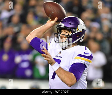 Minnesota Vikings' quarterback Case Keenum after the International Series  NFL match at Twickenham, London Stock Photo - Alamy