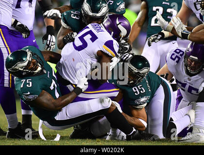 Minnesota Vikings running back Latavius Murray (25) runs the ball during  the first half of an NFL football game against the Detroit Lions in  Detroit, Michigan USA, on Thursday, November 23, 2017. (