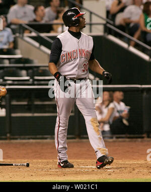 Arizona Diamondbacks second baseman Craig Counsell rounds third after  hitting a leadoff homer against the Cincinnati Reds Ramon Ortiz July 8,  2005 in Phoenix, AZ. (UPI Photo/Will Powers Stock Photo - Alamy