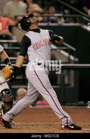 Arizona Diamondbacks second baseman Craig Counsell rounds third after  hitting a leadoff homer against the Cincinnati Reds Ramon Ortiz July 8,  2005 in Phoenix, AZ. (UPI Photo/Will Powers Stock Photo - Alamy