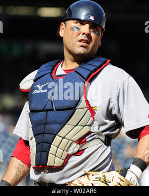 St. Louis Cardinals Corey Patterson in a game against the Florida Marlins  at Sun Life Stadium in Miami, Fl. August 6, 2011.(AP Photo/Tom DiPace Stock  Photo - Alamy