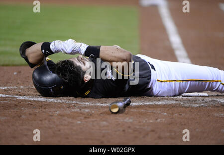 Chicago Cubs Jake Arrieta throws against the Pittsburgh Pirates in the  first inning of the National League Wild Card at PNC Park in Pittsburgh on  October 7, 2015. Photo by Pat Benic/UPI