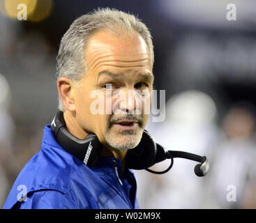 Indianapolis Colts head coach Chuck Pagano during the second quarter of the Colts 19-15 win against the Pittsburgh Steelers of their preseason game at Heinz Field on August 26, 2017 in Pittsburgh.  Photo by Archie Carpenter/UPI Stock Photo