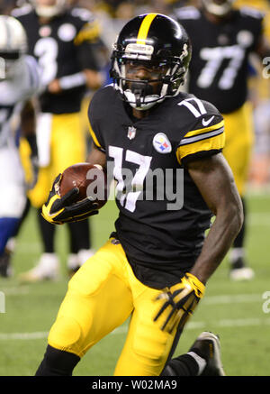 Pittsburgh Steelers wide receiver Eli Rogers (17) pulls in the ...