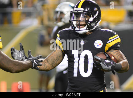 Pittsburgh, USA. 25 August 2018. Steelers Damoun Patterson #83 during the Pittsburgh  Steelers vs Tennessee Titans