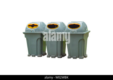Isolated The trash on a white background with clipping path. Stock Photo