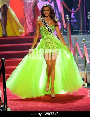 Miss Connecticut USA Erin Brady arrives during the introduction of 2013 Miss USA pageant at the PH Live at Planet Hollywood Resort & Casino in Las Vegas, Nevada on June 16, 2013.  Brady was later crowned Miss USA. UPI/David Becker Stock Photo