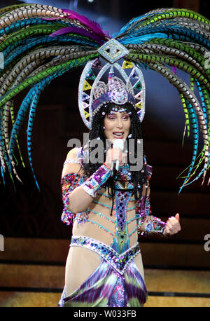 Cher performs in concert on her 'D2K Tour', at the BB & T Center in Sunrise, Florida on May 17, 2014.  UPI/Michael Bush Stock Photo