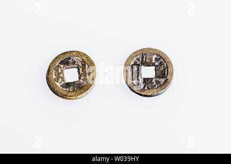 ancient coins Stock Photo