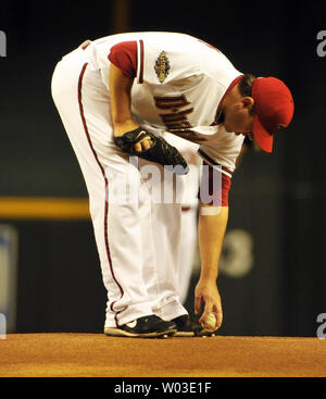 Arizona Diamondbacks starting pitcher Madison Bumgarner (40) in the first  inning of a baseball game Saturday, Sept. 10, 2022, in Denver.(AP  Photo/David Zalubowski Stock Photo - Alamy