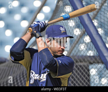 MILWAUKEE, WI - JUNE 22: Ryan Braun #8 of the Milwaukee Brewers bats  against the Tampa Bay Rays at Miller Park on June 22, 2011 in Milwaukee,  Wisconsin. The Rays defeated the