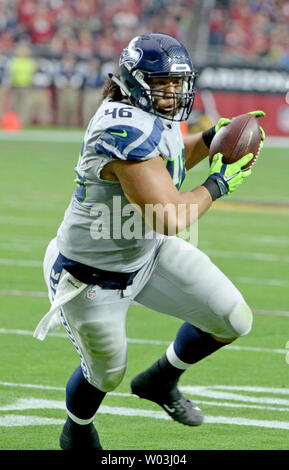 Seattle Seahawks fullback Will Tukuafu (46) during the second half of ...