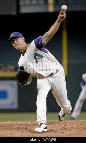 Arizona Diamondbacks starting pitcher Anthony Banda (50) during a MLB ...