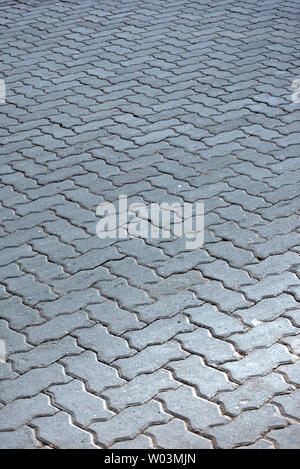 Close up of the setts on a street in Mendoza, Argentina. Stock Photo